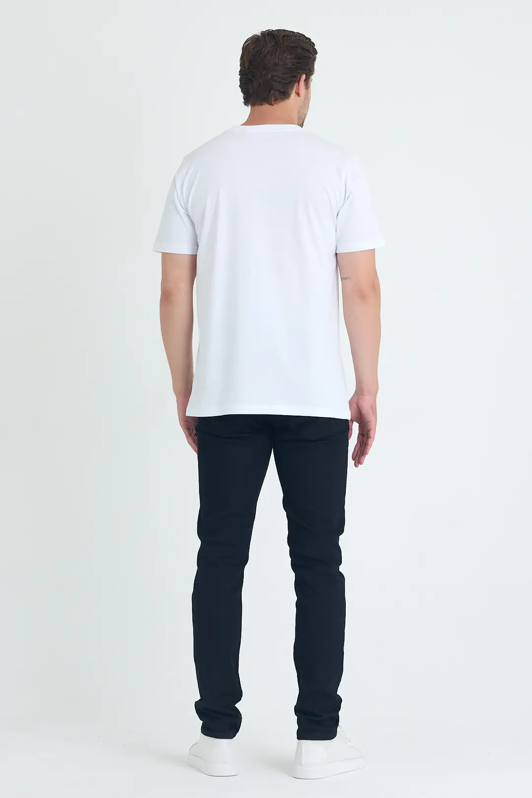 Unisex Standart Regular Beyaz Tişört