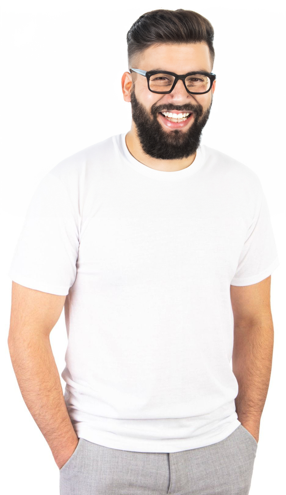 Unisex Standart Regular Promosyon Beyaz Tişört