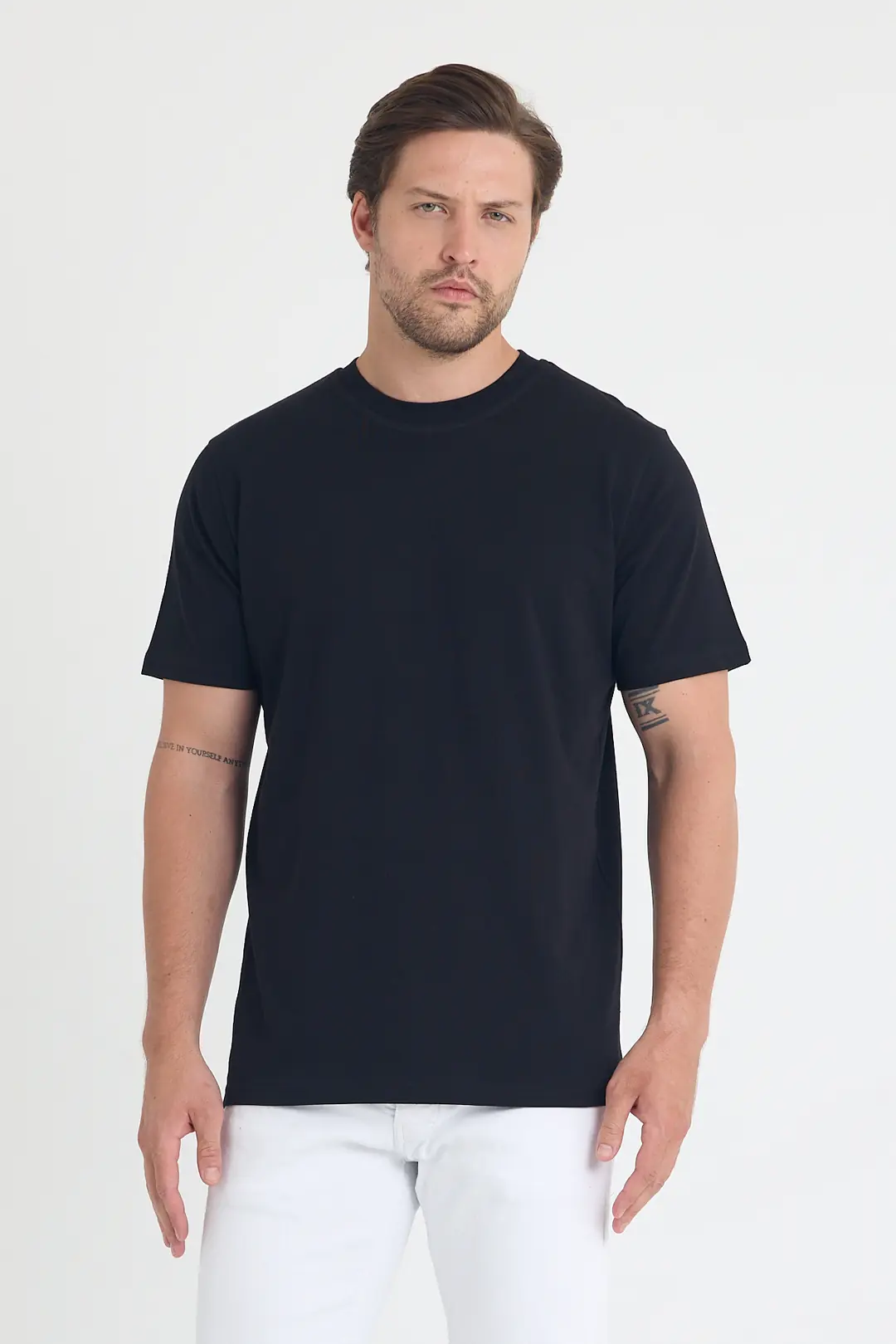Unisex Standart Regular Siyah Tişört