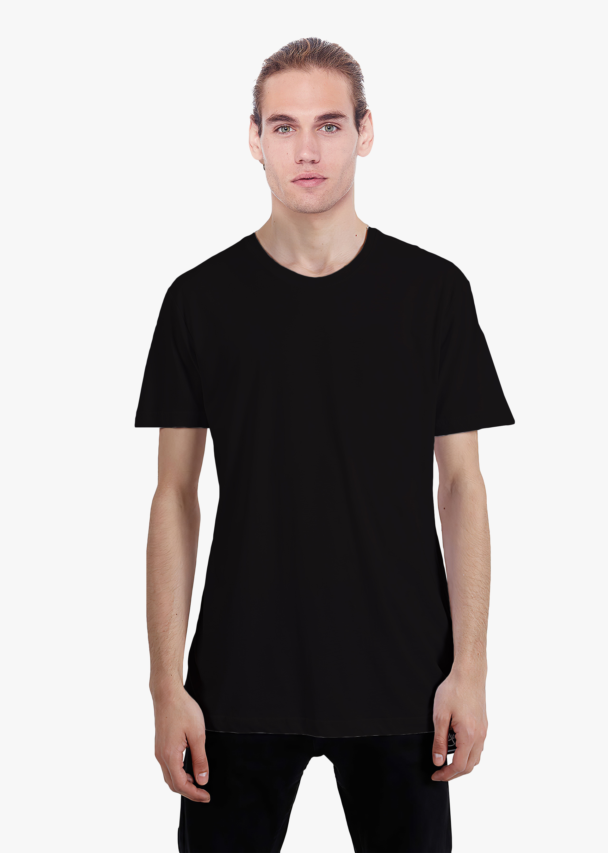 Unisex Standart Regular Siyah Tişört