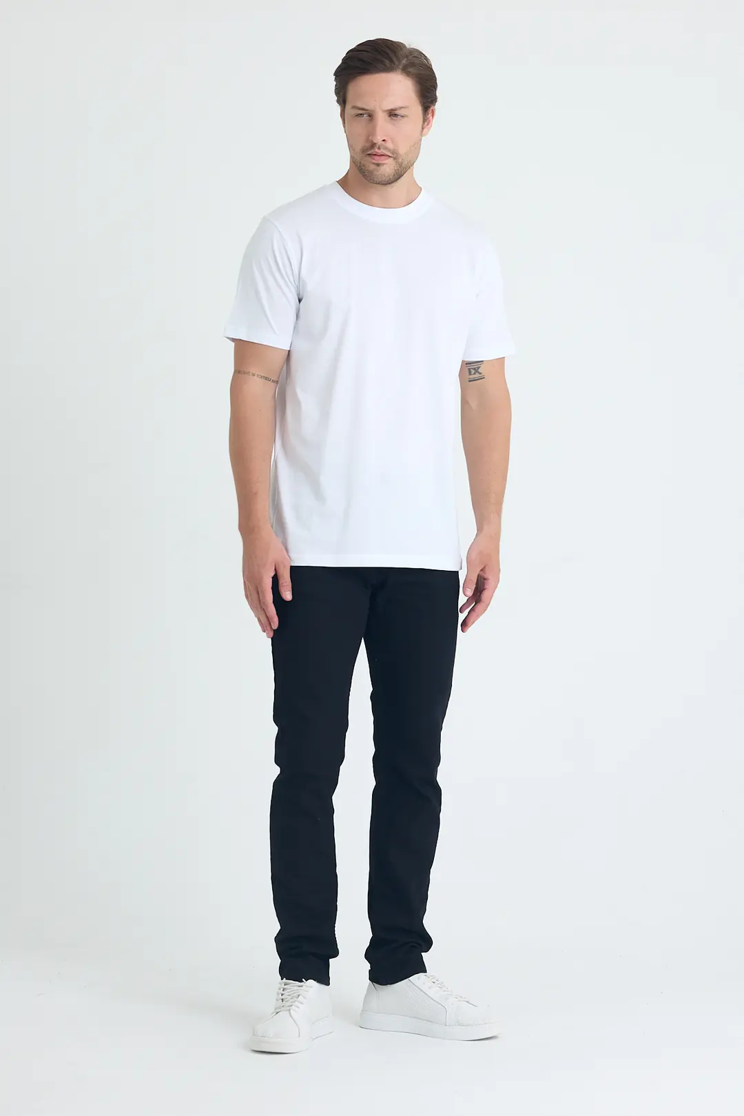 Unisex Standart Regular Beyaz Tişört